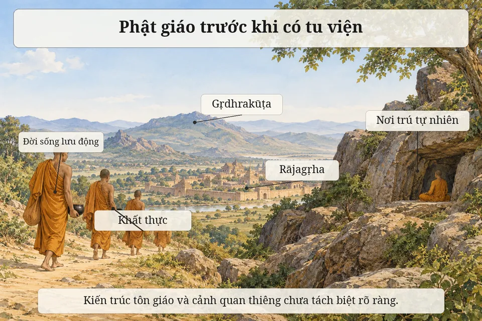 Phật giáo trước khi có tu viện