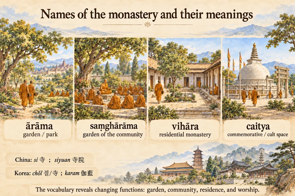 Names of the monastery and their meanings