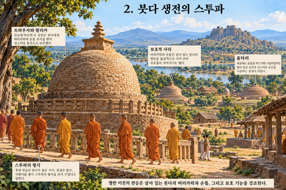 붓다 생전의 스투파