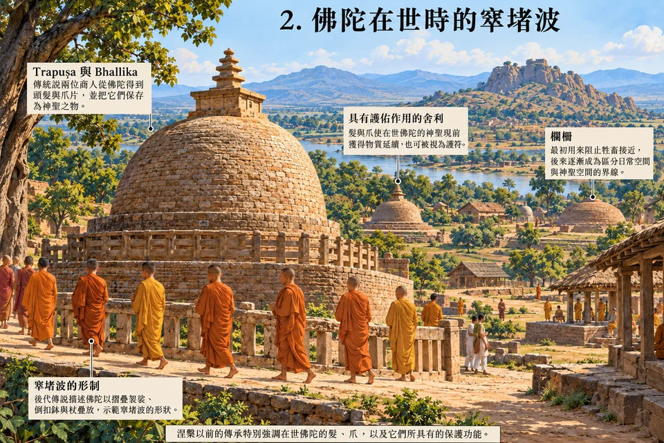 佛陀在世時的窣堵波