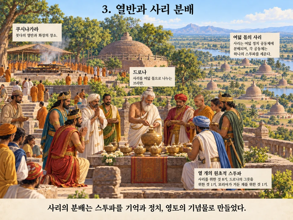 열반과 사리 분배