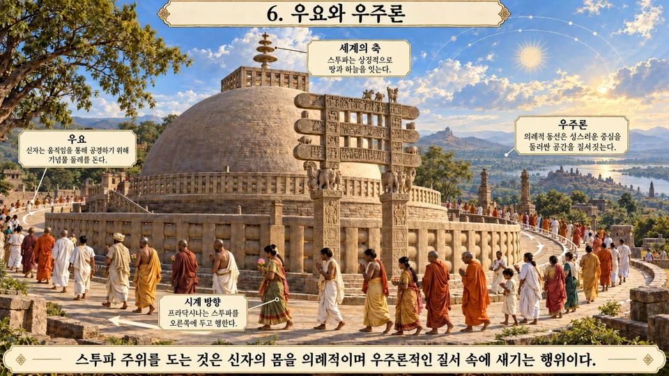 주요 불탑의 순례와 우주론