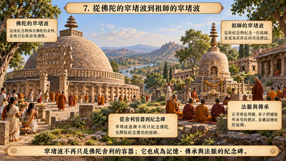 從佛陀的窣堵波到祖師的窣堵波