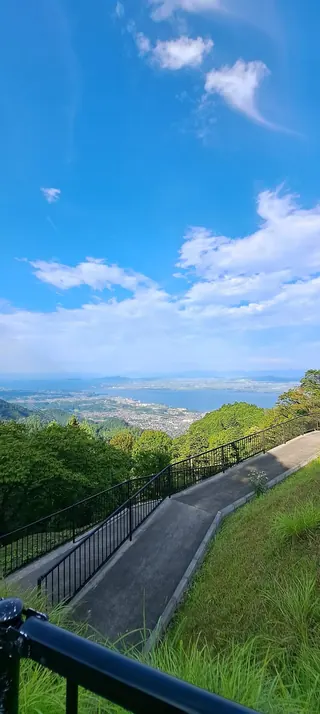 히에이산에서 바라본 비와호